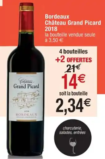 Bordeaux ChĂąteau Grand Picard 2018