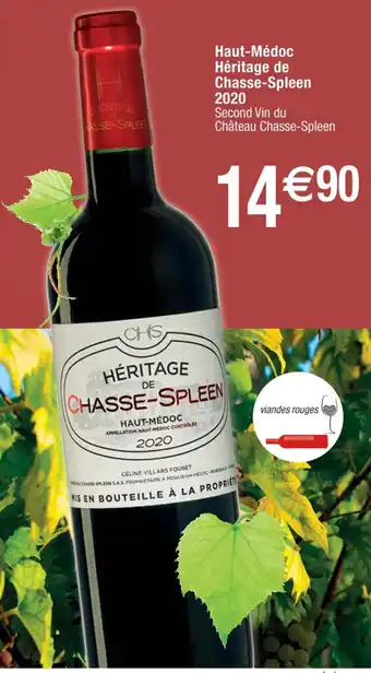 Haut-Médoc Héritage De Chasse-Spleen 2020