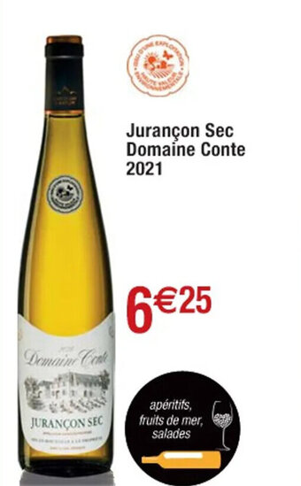 Cora x Carrefour Jurancon Sec Domaine Conte 2021 offre