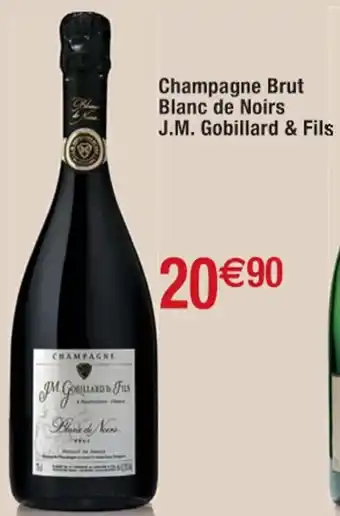 Champagne Brut Blancc De Noirs J.M Gobillard & Fils