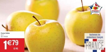 Cora x Carrefour Pomme Golden offre