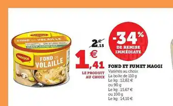 Hyper U Fond Et Fumet Maggi offre