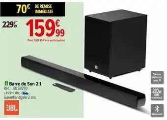 Barre de son 2.1 jbl