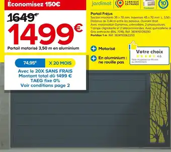 Castorama Portail Fréjus offre