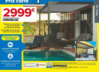 Castorama Pergola Bioclimatique Adossée Salto offre