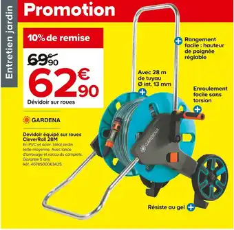 Castorama Dévidoir équipé sur Roues CleverRoll 28M offre