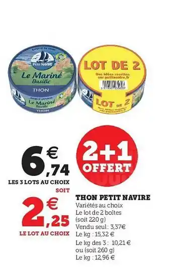 Hyper U Thon Petit Navire offre