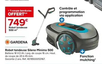 Robot Tondeuse Sileno Minimo 500