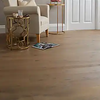 Castorama Parquet contrecollé clipsable en chêne goodhome romsdal finition huilée coloris naturel l.15,5 x ép.1,4 cm offre