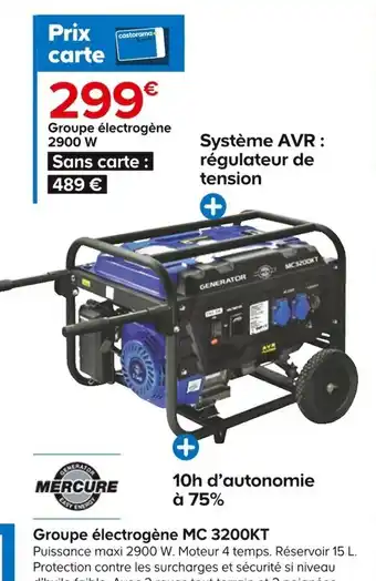 Groupe électrogéne MC 3200KT