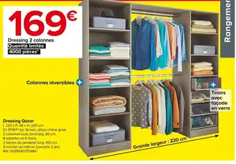 Castorama Dressing 2 Colonnes Quantité Limité e 4000 Piéces offre