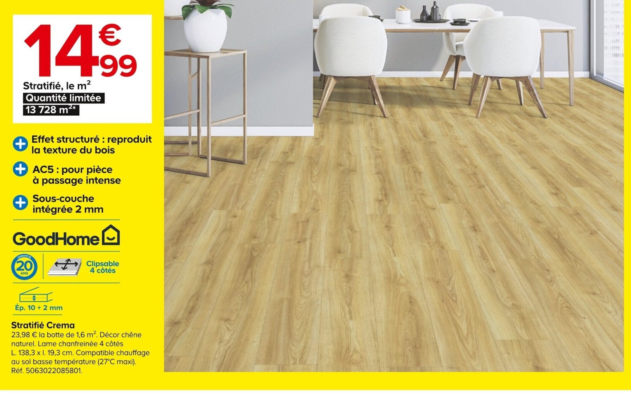 Combien De M2 Dans Une Botte De Parquet Toutes les promotions de Stratifie - Trouvez et découvrez la promotion de  Stratifie la moins chère!