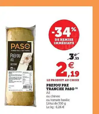 Hyper U Préfou Pré Tranché Paso offre