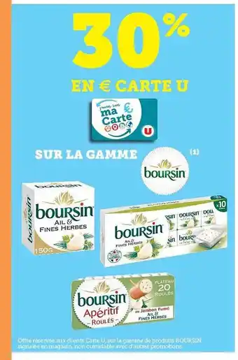 Hyper U La Gamme Boursin offre