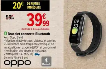 Bracelet connecté bluetooth oppo