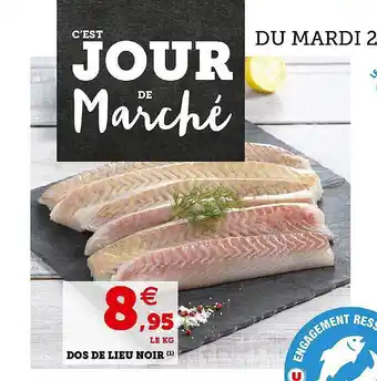 Hyper U Dos De Lieu Noir offre