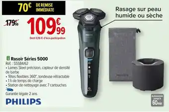 Carrefour Rasoir séries 5000 philips offre