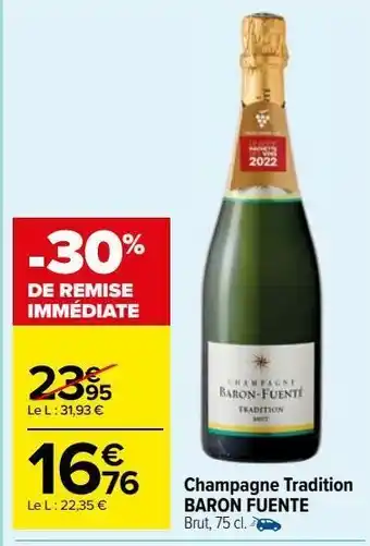 Champagne tradition baron fuente