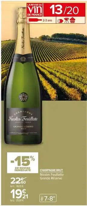 Carrefour Champagne brut offre