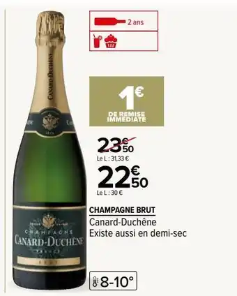 Carrefour Champagne brut offre
