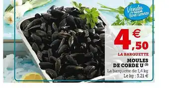 Hyper U Moules De Corde U offre