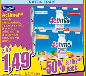 Norma Actimel offre