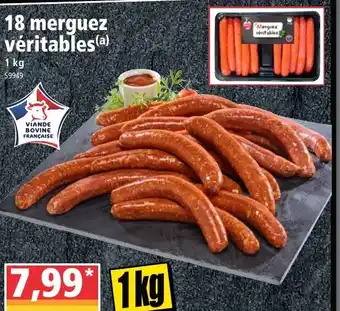 Norma 18 merguez véritables offre