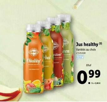 Lidl Jus Healthy offre
