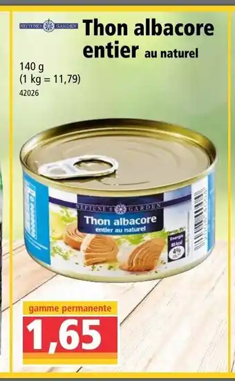 Norma Thon albacore entier offre