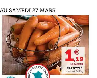 Hyper U Carotte offre