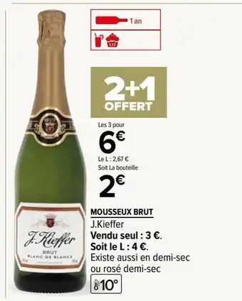 Carrefour Mousseux brut offre