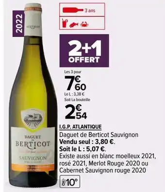 Carrefour I.g.p. atlantique offre
