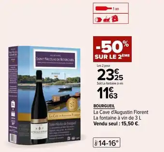 Carrefour Bourgueil offre