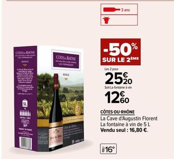 Carrefour Côtes-du-rhône offre