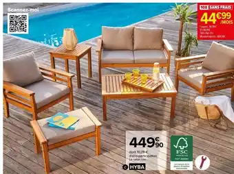 Carrefour Salon bas bali offre
