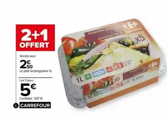Carrefour Gamme de barquettes aluminium offre