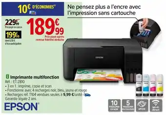 Carrefour Imprimante multifonction epson offre