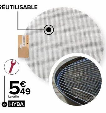 Carrefour Grille barbecue découpable offre