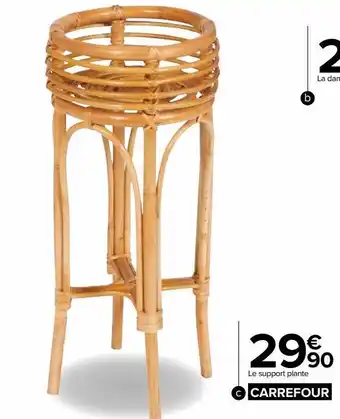 Carrefour Support plantes offre