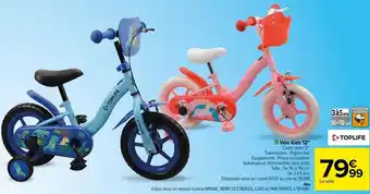 Carrefour Vélo kids 12" offre