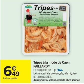 Tripes Ă la mode de caen paillard