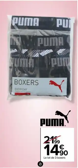 Carrefour Boxers homme offre