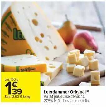 Carrefour Leerdammer original offre