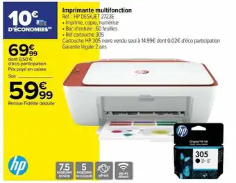 Carrefour Imprimante multifonction offre
