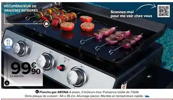 Carrefour Market Plancha gaz arona offre
