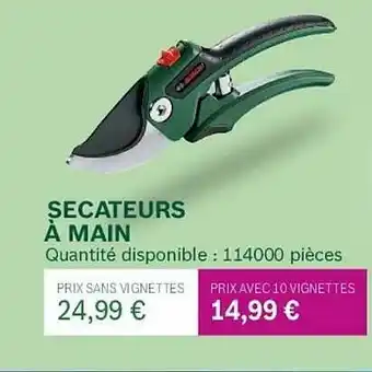 Sécateurs à Main