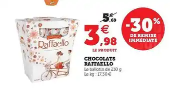 Hyper U Chocolats Raffaello offre