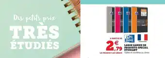 Hyper U Large Gamme De Produits Spécial étudiant offre