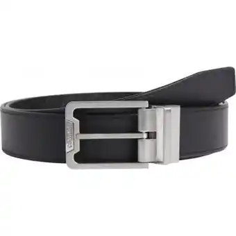 3 suisses Calvin klein maroquinerie - ceinture en cuir véritable - promo les essentiels homme offre