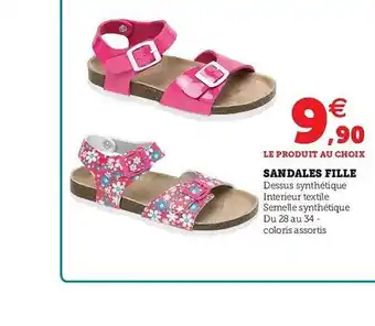 Hyper U Sandales Fille offre